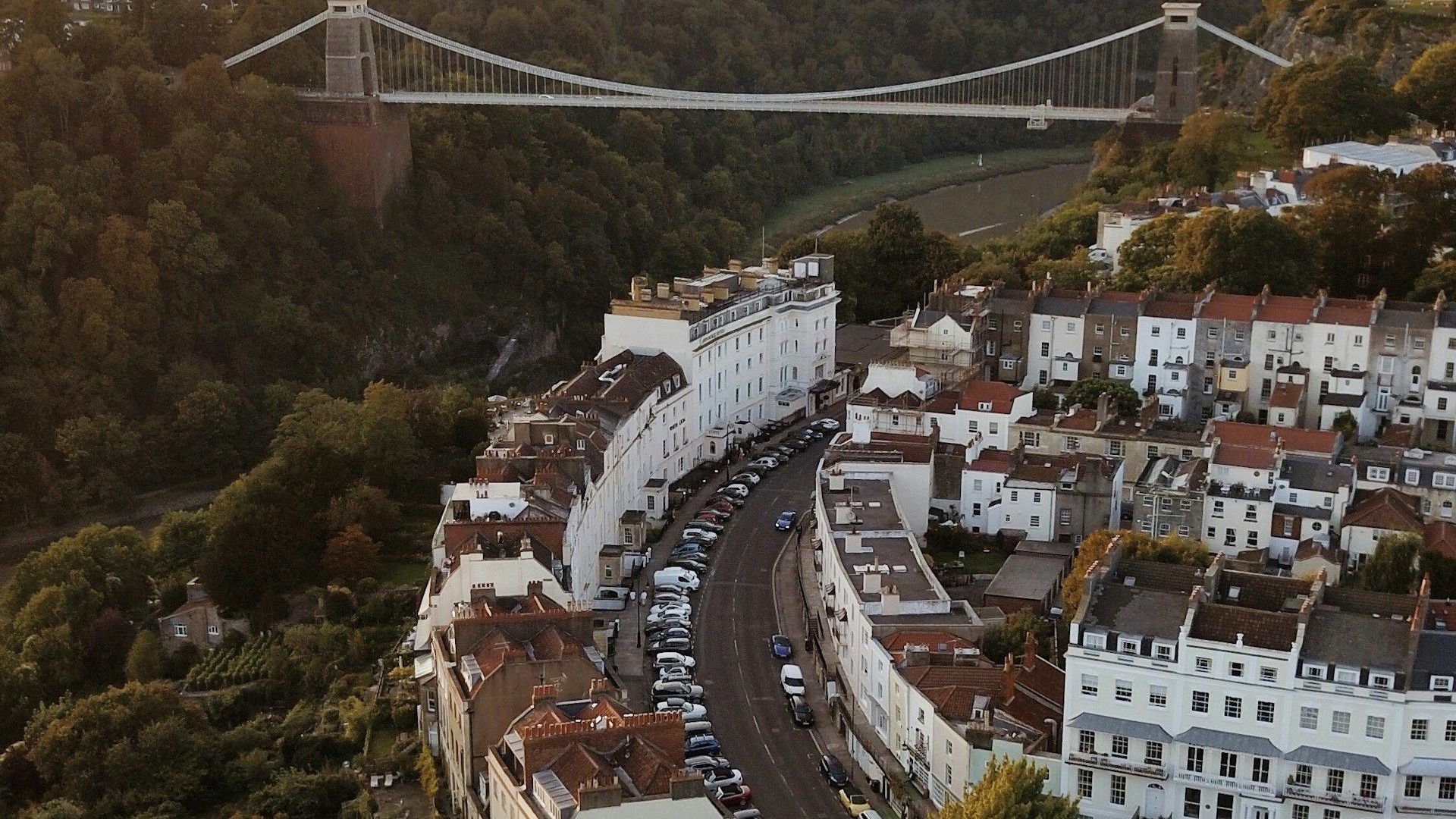 The Clifton Suspension Bridge in Bristol